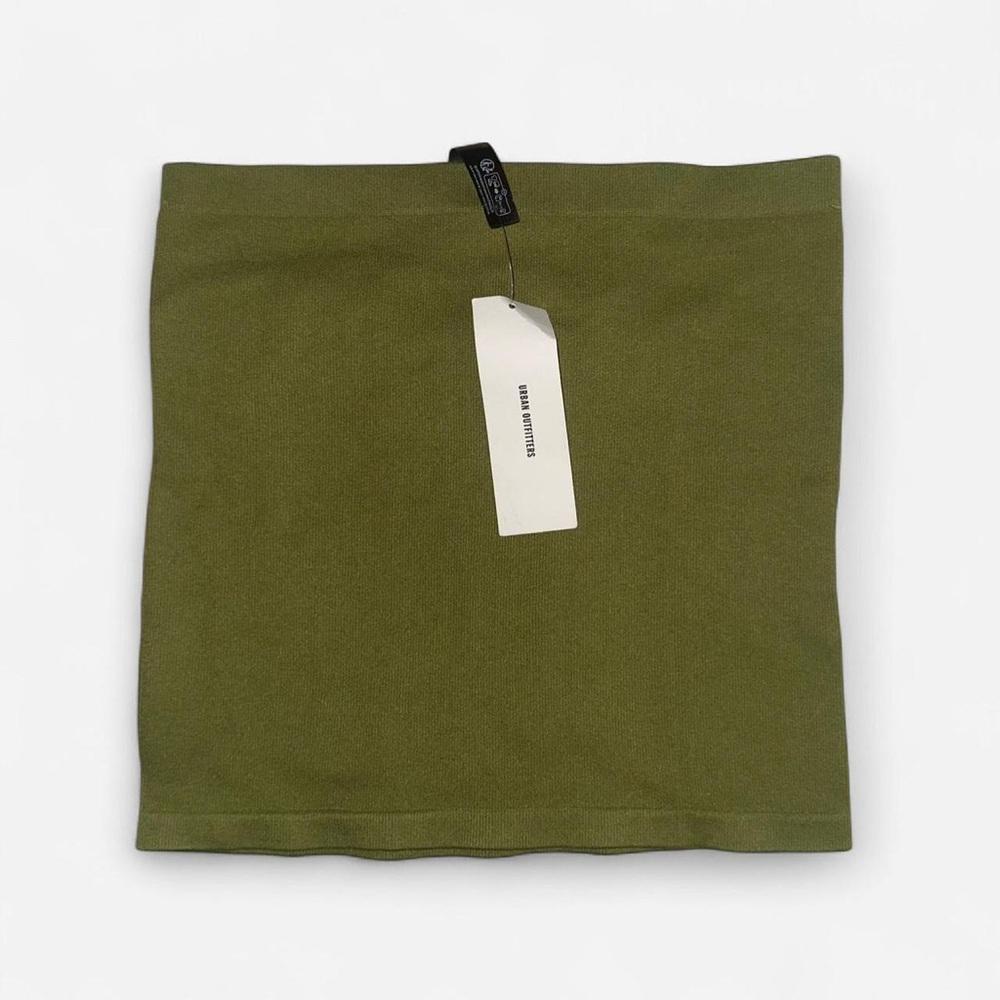 Urban Outfitters Out From Under Olive Green Crop Seamless Tube Top Size M/L